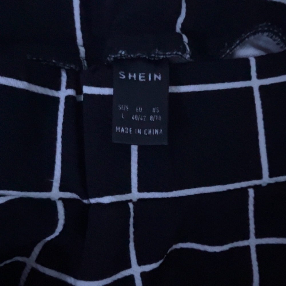 SHEIN Plaid Short Skirt